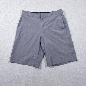 Nike Golf Shorts Mens 34 Gray Heathered Performance Athletic 9.5 Inseam